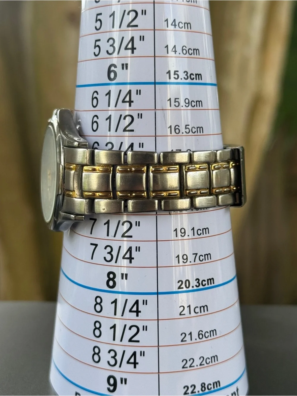 Gruen Embassy Men’s Quartz Day-Date Two-Tone Original Bracelet Cream Dial 40mm